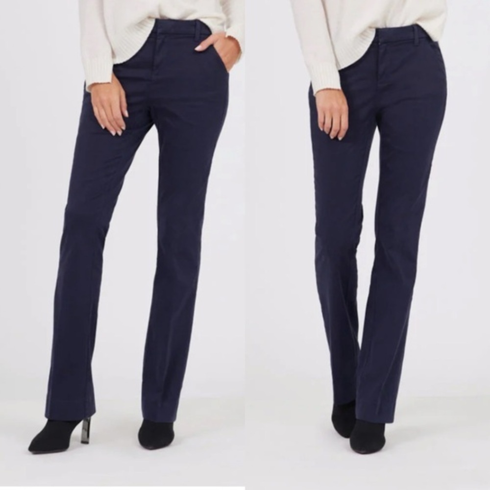 Lila Ryan size 16 Jenalyn navy blue bootcut trousers